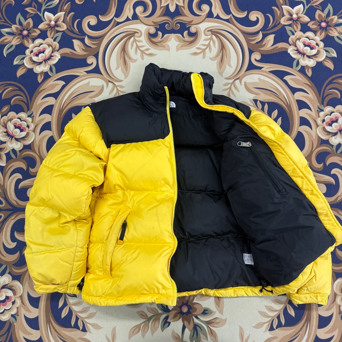 (S)노스페이스 Northface 눕시700 패딩 다운자켓(옐로우) 상품이미지4