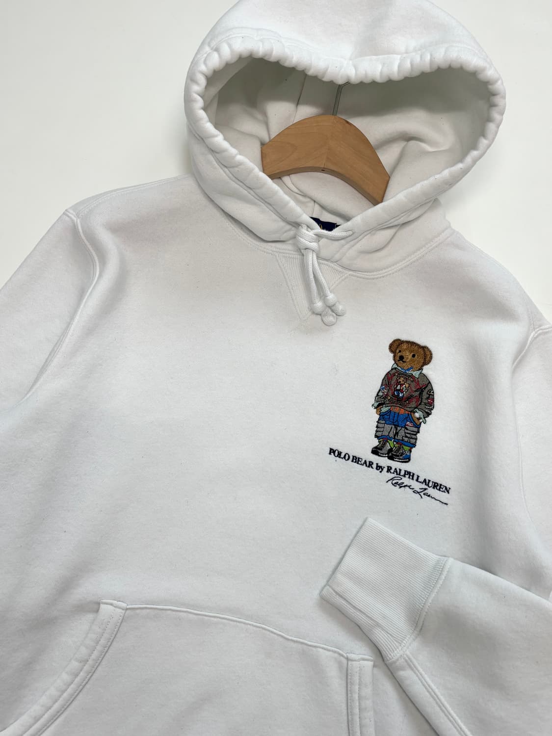 Polo by RalphLauren 폴로 화이트 베어 후디 상품이미지5