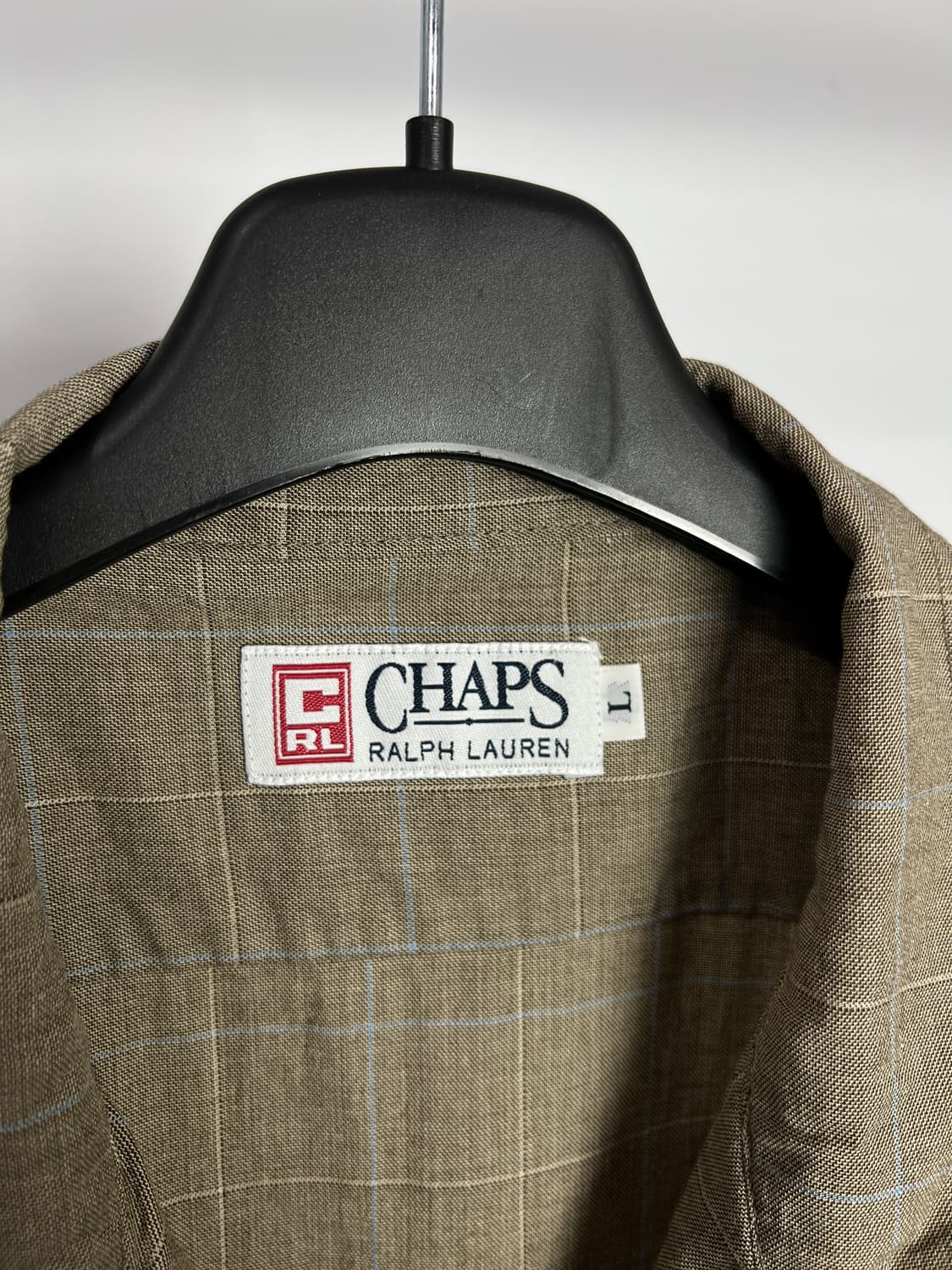 CHAPS RALPH LAUREN 체크 반팔 집업 자켓  상품이미지3
