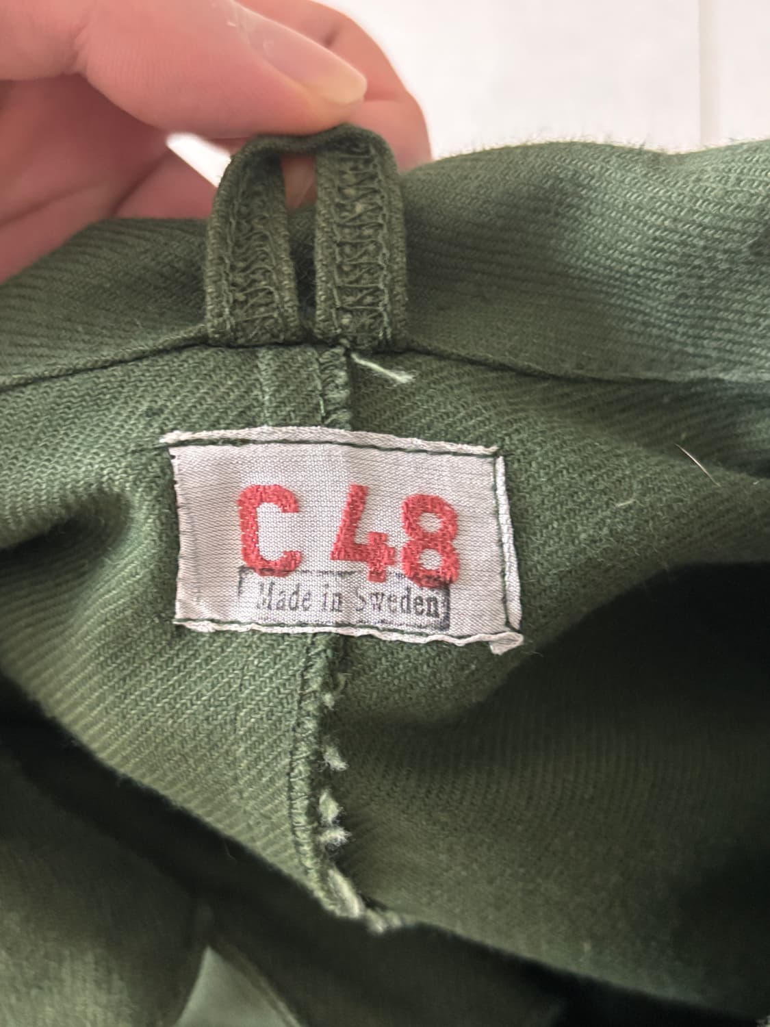 겉은 미니멀, 속은 밀리터리. 스웨덴 빈티지 자켓 L 상품이미지4