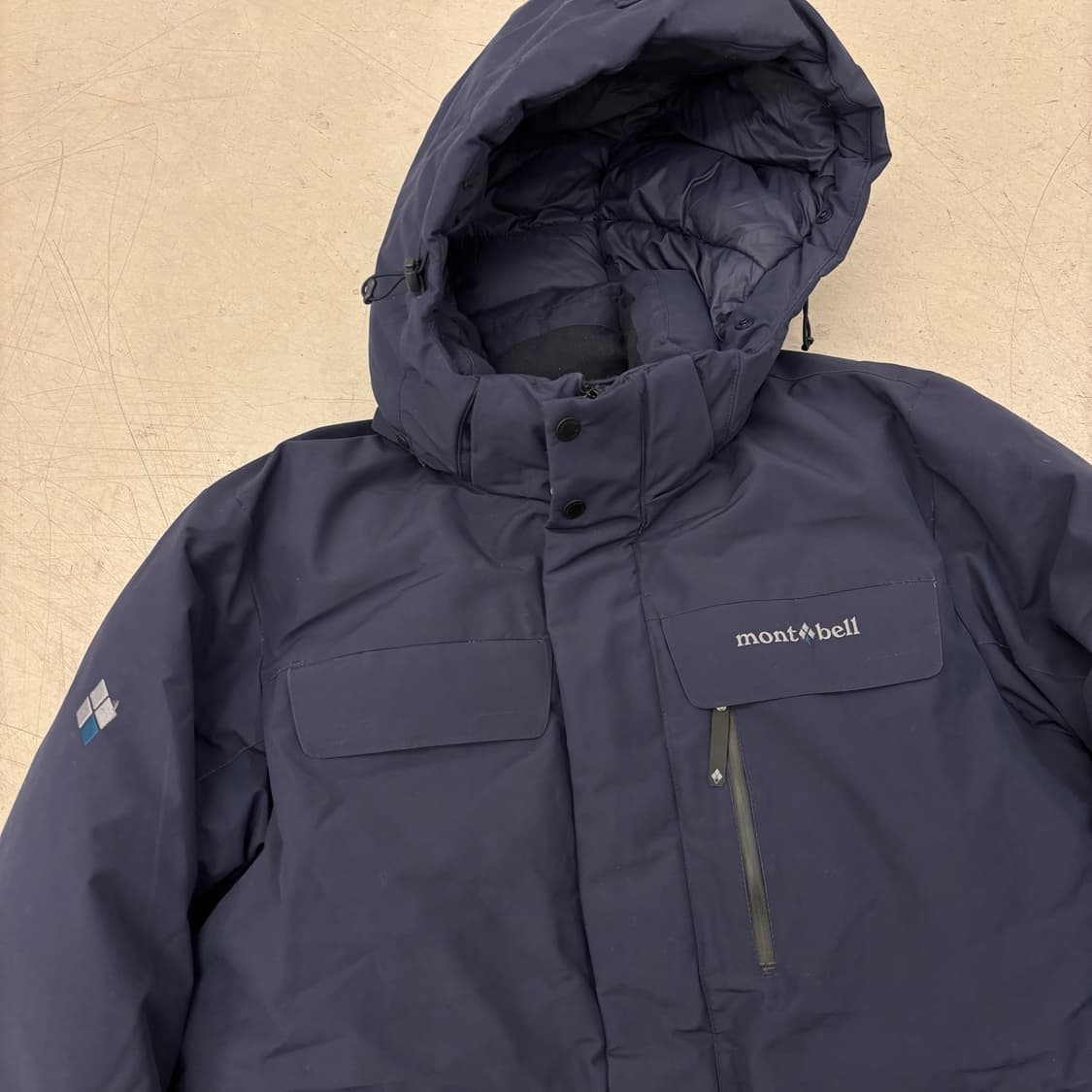 몽벨 네이비 구스다운 패딩점퍼 상품이미지2