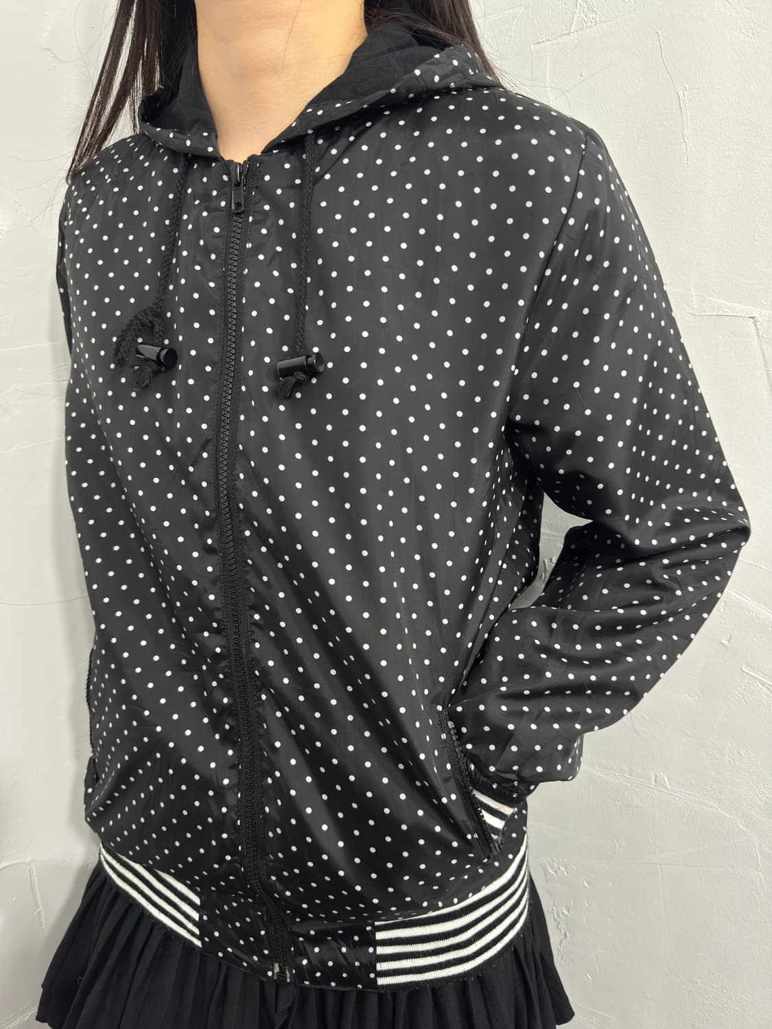 dot hood jacket 상품이미지4