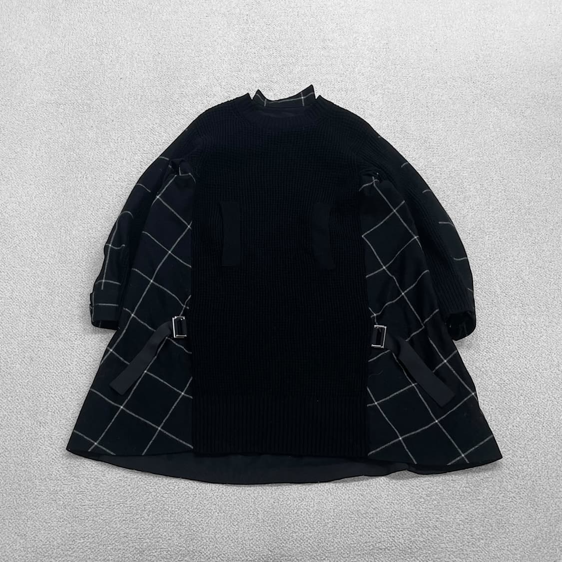 사카이 Sacai 윈도우페인 니트 미니 드레스 상품이미지1