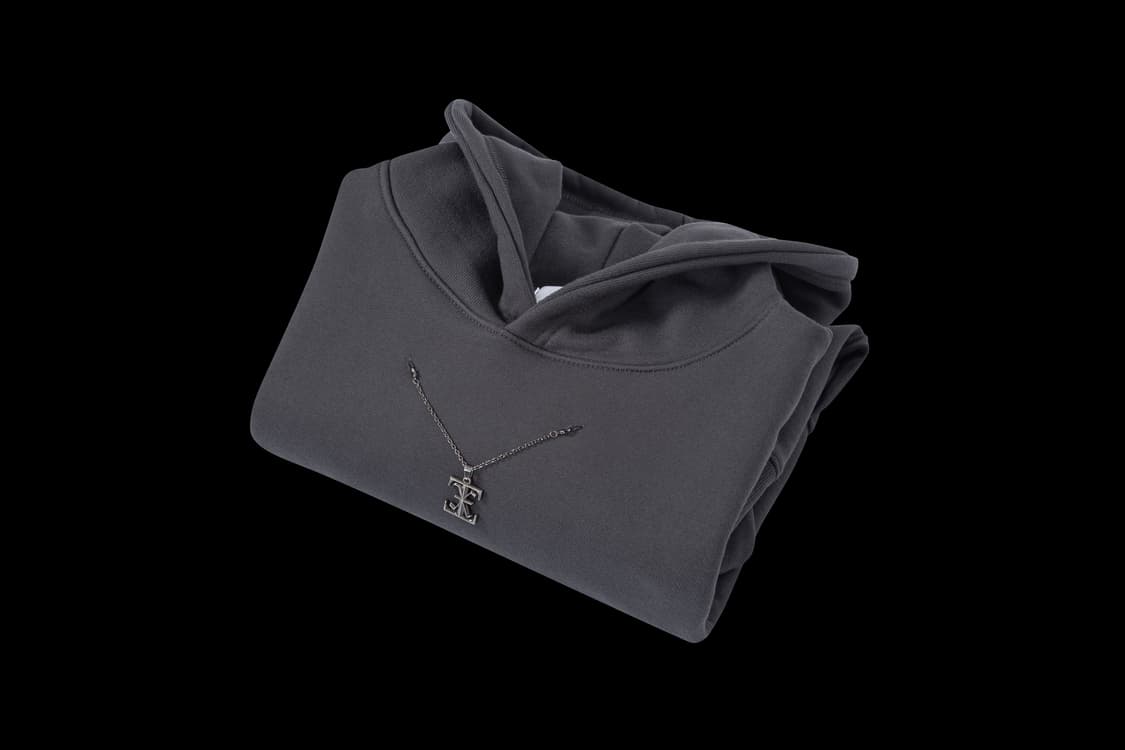 체인 헤비 후디 - Charcoal Gray 상품이미지8