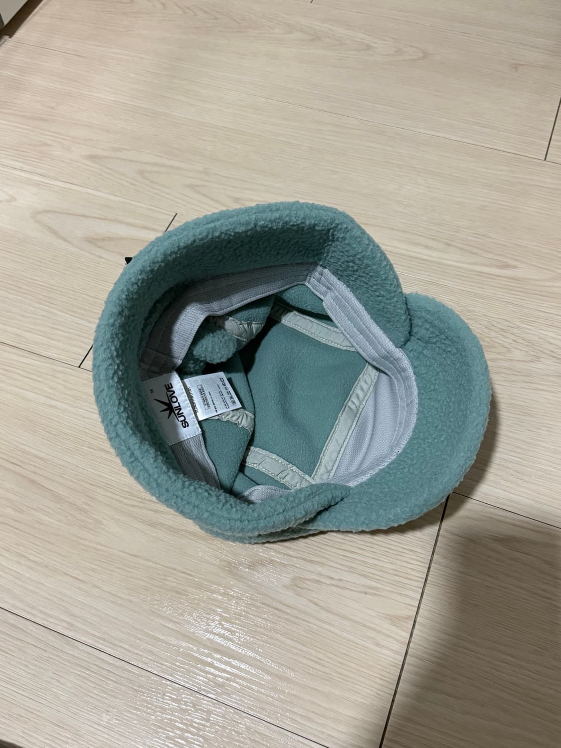 썬러브 귀달이 모자 Light Teal 상품이미지5