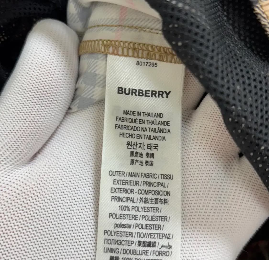 [L]버버리 체크 반바지 상품이미지3