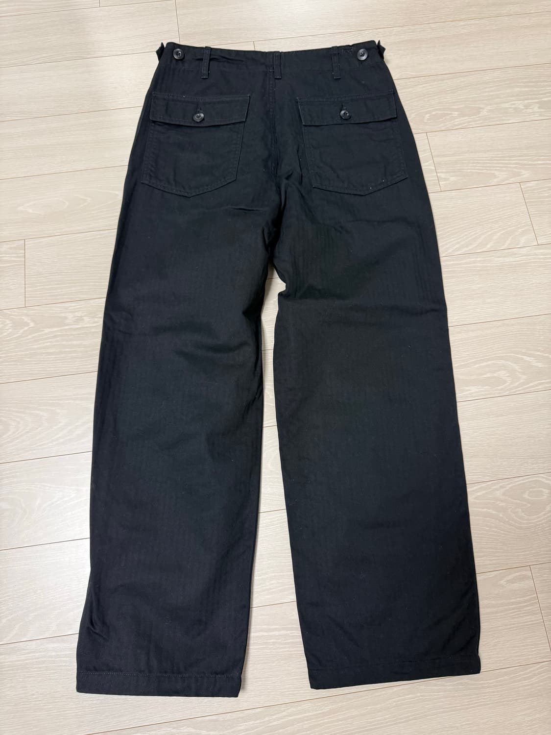 무신사 스탠다드 코튼 헤링본 레플리카 퍼티그 팬츠 30 상품이미지2