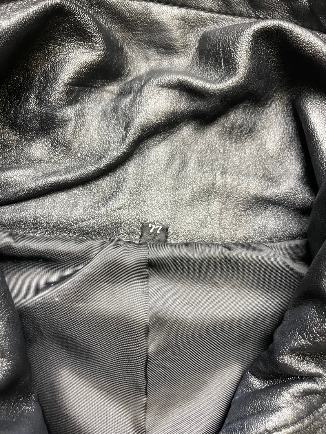 [77] 여성 하이넥 레더자켓 - 양가죽자켓  상품이미지10