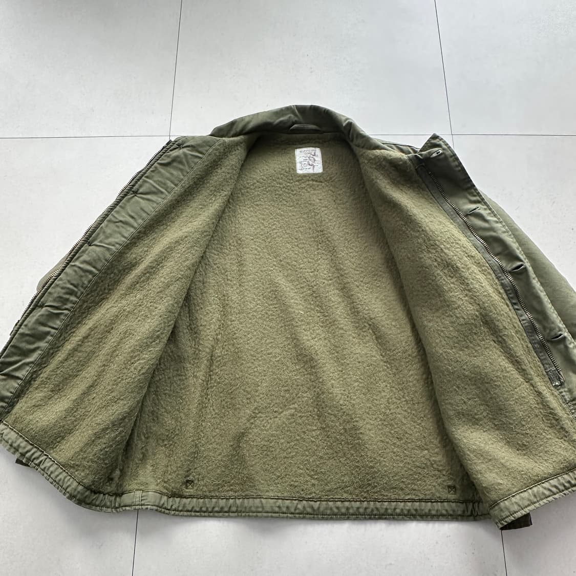 80s 미해군 USN A-2 덱자켁 XL 상품이미지6