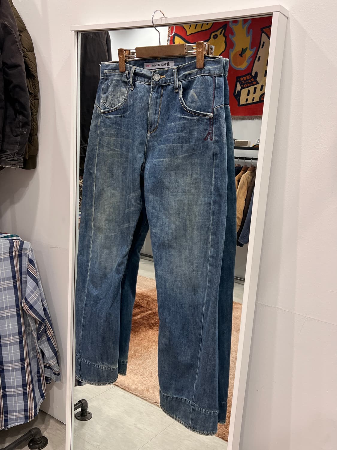 00s Levis 리바이스 엔지니어드 데님 팬츠 (32-33inch) 상품이미지1