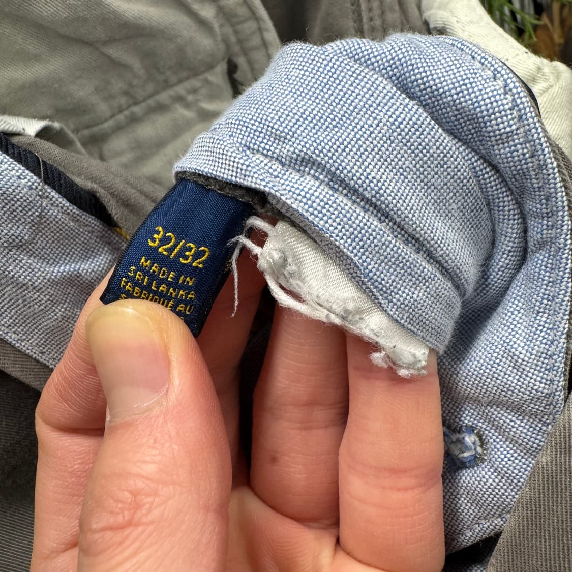 폴로 랄프로렌 스트레치 치노 팬츠 후면 포니 로고 포인트 그레이 상품이미지7