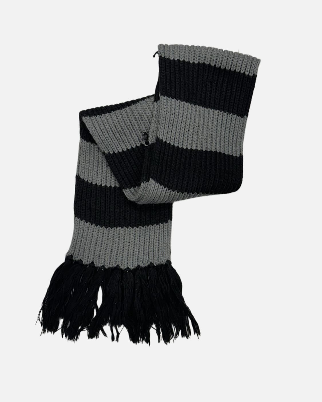 black grey stripe muffler 상품이미지1