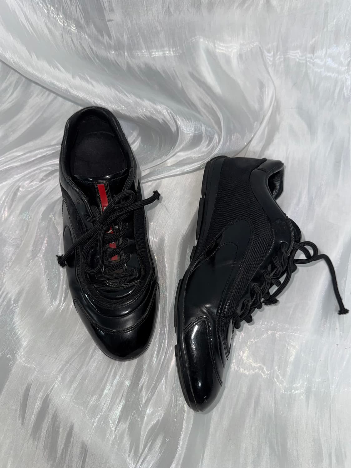 Prada sports trainers leather shoes 상품이미지3