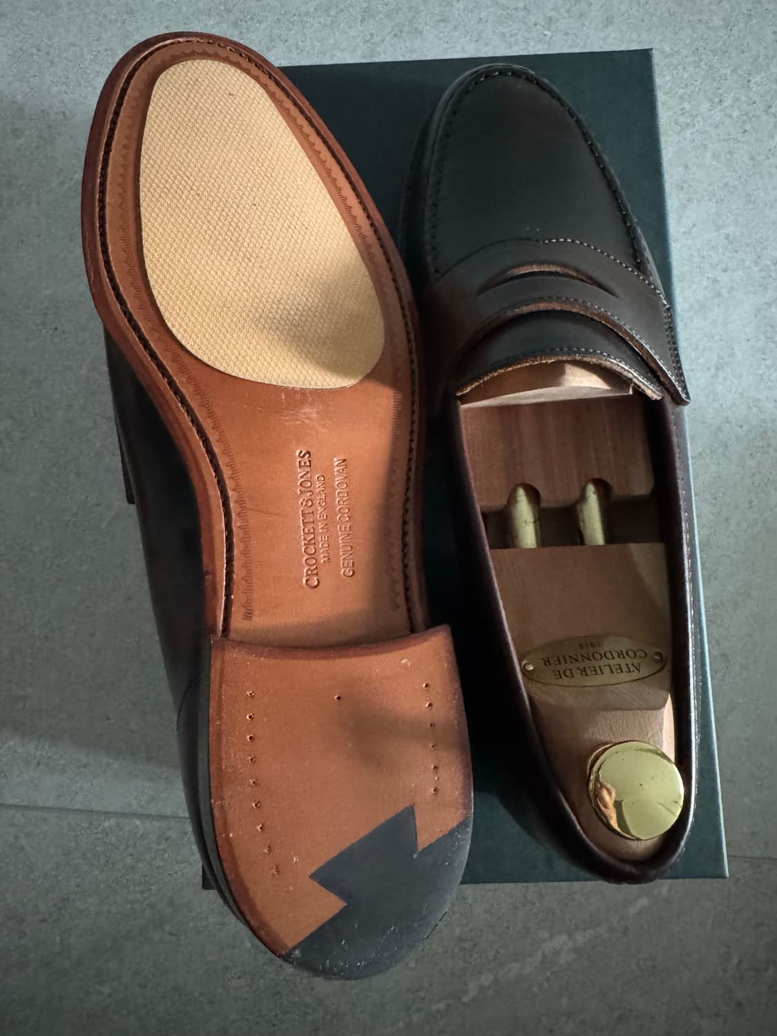 Crockett & Jones 하버드 코도반 로퍼(다크브라운) 상품이미지3