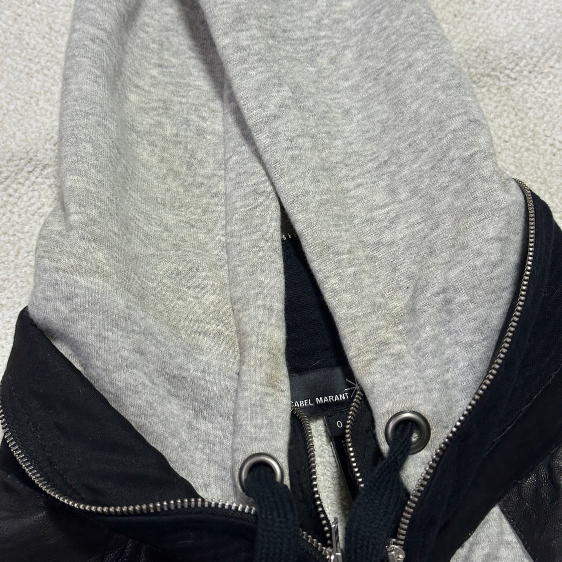 이자벨마랑 레더 후드집업 상품이미지8