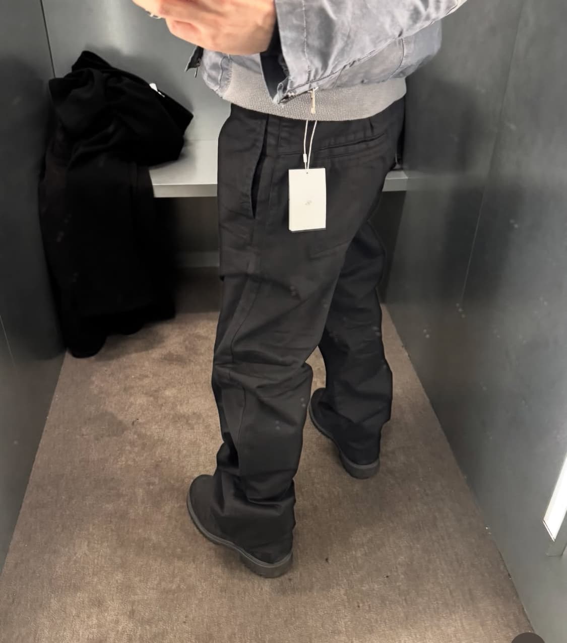 (착샷0)Sansangear COATED PANTS [BLACK] 4 상품이미지4