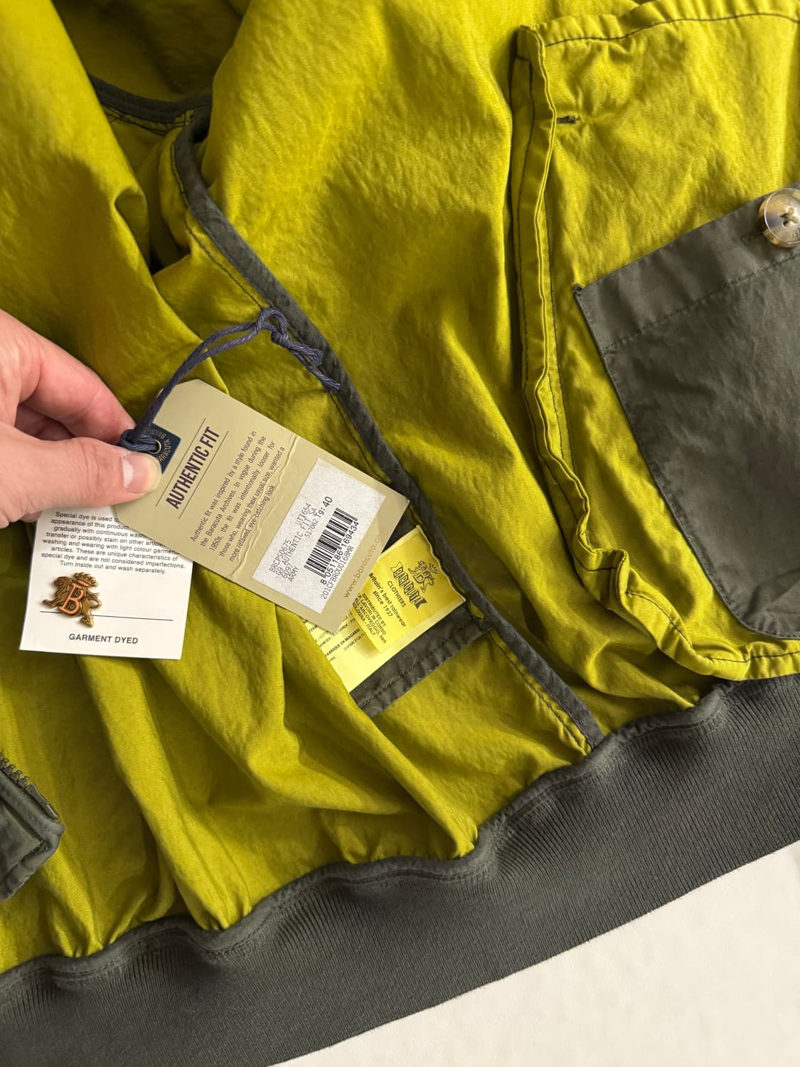 바라쿠타 g9 어센틱 핏 가먼트다잉 (40사이즈) 상품이미지5