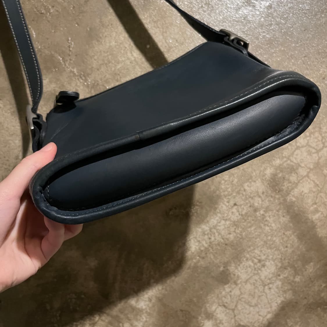 빈티지 레더 가죽 크로스백 상품이미지5