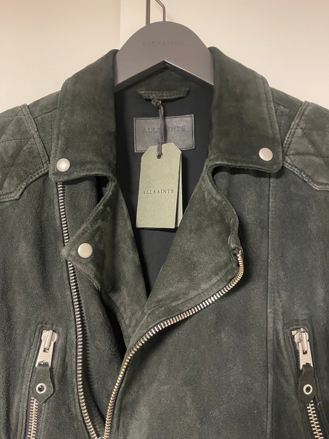 올세인츠 KITSIR BIKER (블랙 워시드) 상품이미지2