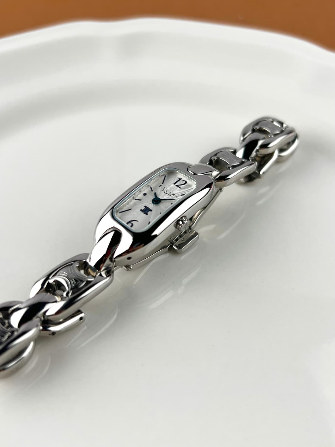 CELINE white macadam bracelet watch 상품이미지4