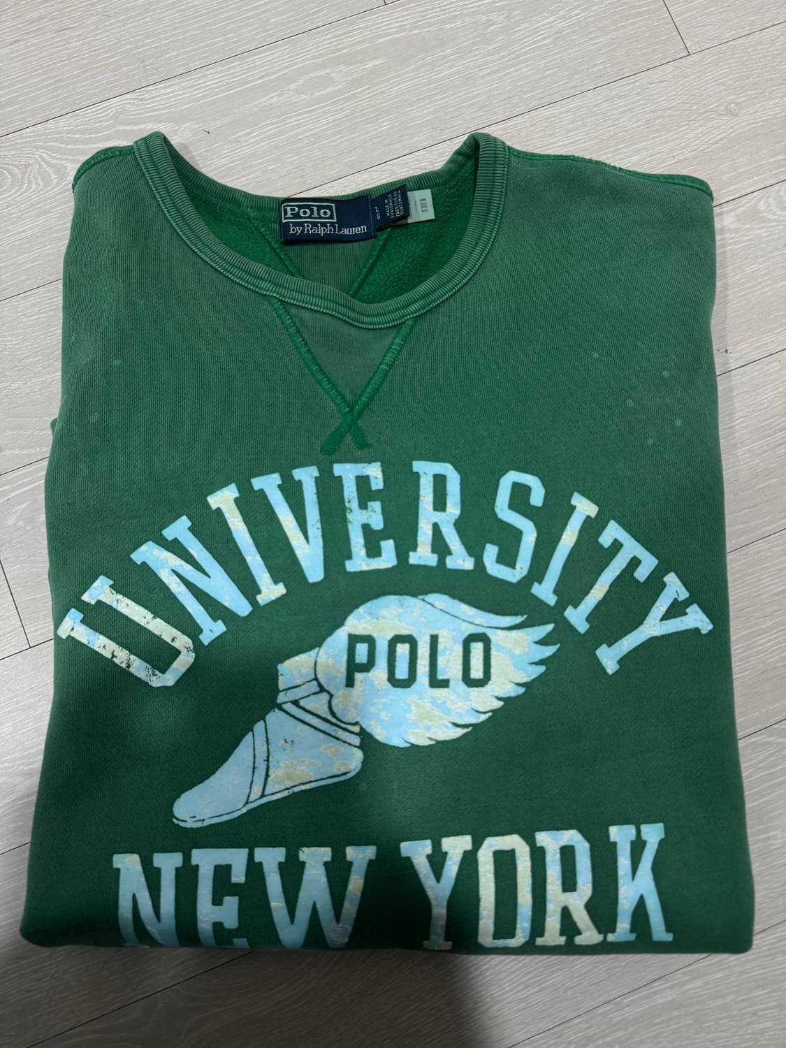 [L] 폴로 랄프로렌 뉴욕 유니버시티 로고 맨투맨 상품이미지5