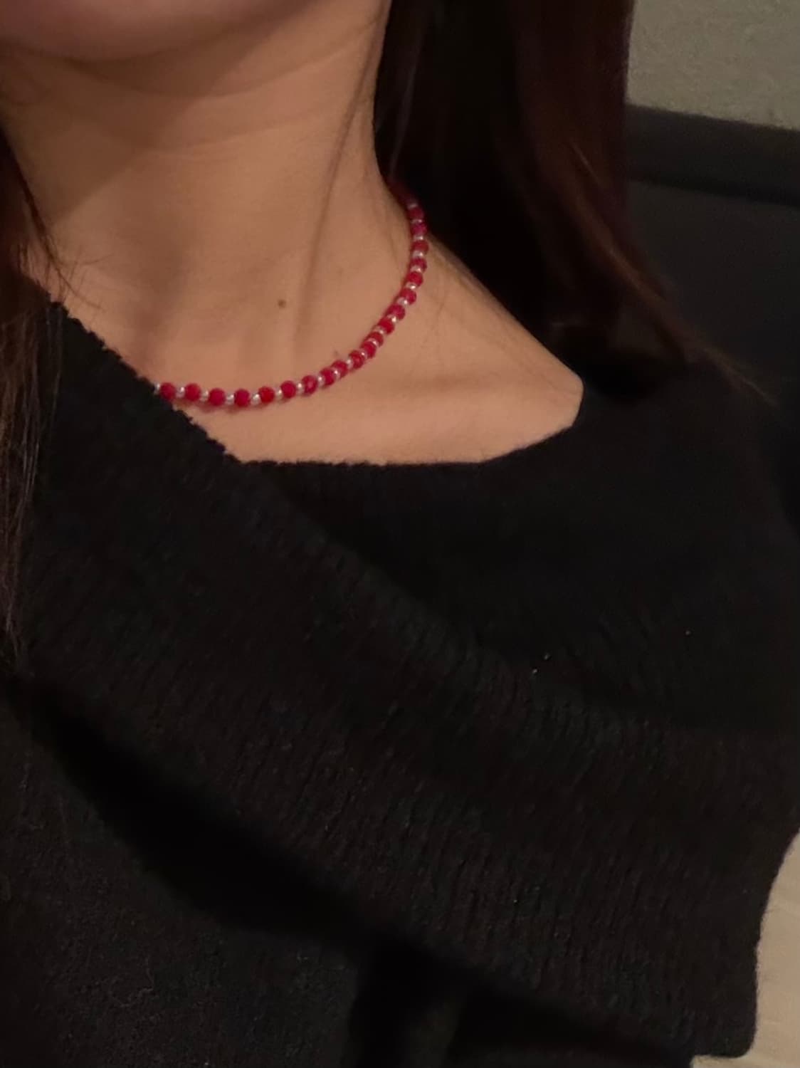 [핸드메이드] 데일리 비즈목걸이 상품이미지1