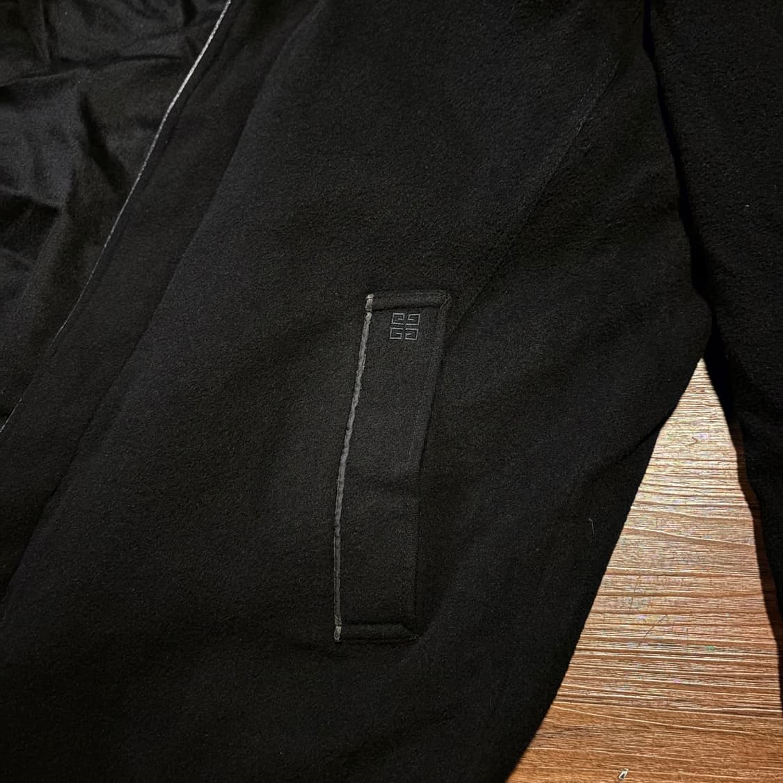 Givenchy high neck leather cashmere coat 상품이미지10