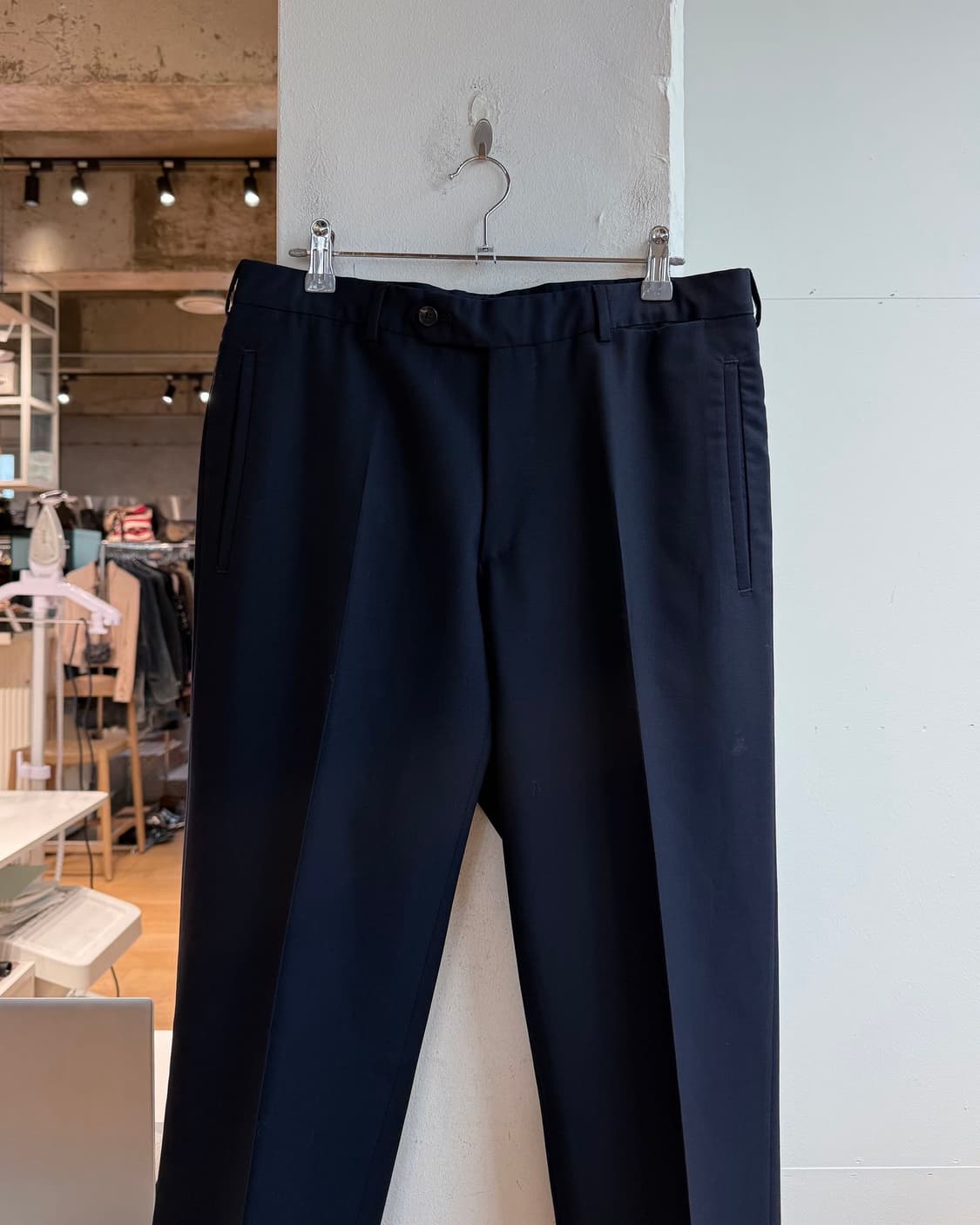 프라다 네이비 슬랙스 팬츠  상품이미지3