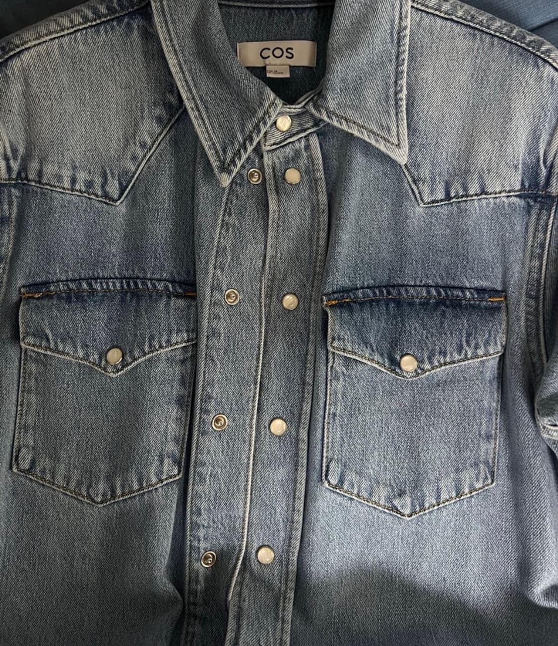 코스 cos 데님 맥시 셔츠 드레스 원피스 상품이미지3