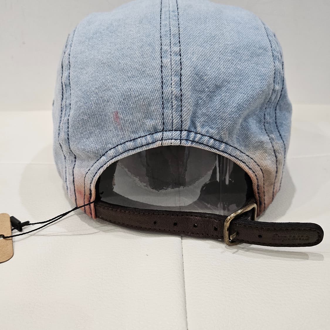 정품 슈프림 데님 캠프캡 모자 상품이미지5