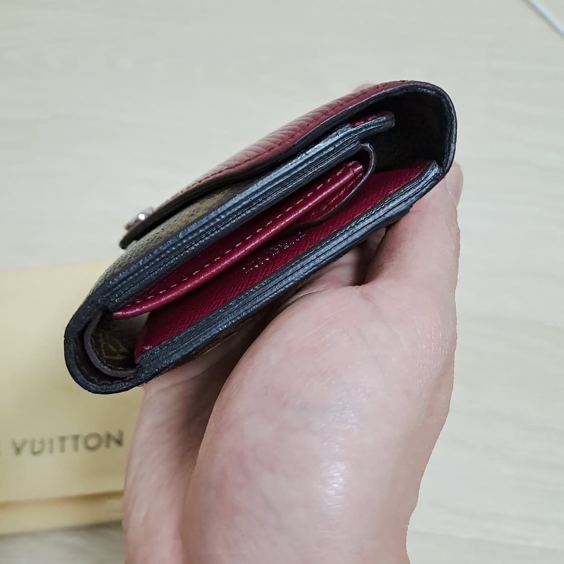 [100%/정품] 루이비통 모노그램 마리루 중지갑, 루이비통지갑 상품이미지7