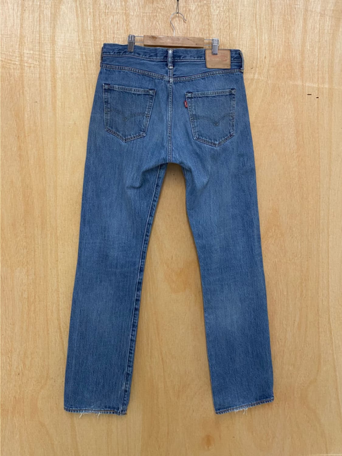 LEVI'S 501 denim pants 리바이스 140주년 가죽패치 상품이미지3