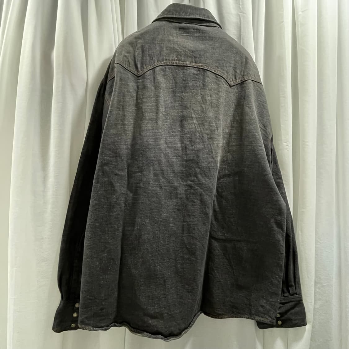 OIL CAKE/ 페이즐리 웨스턴 데님 셔츠/ 2XL 상품이미지2