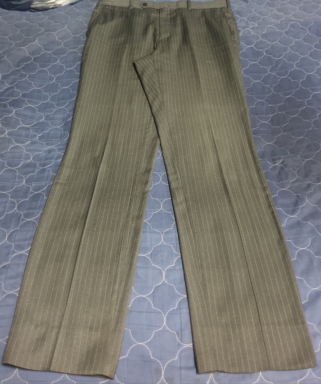 (맞춤정장) 구월양복 실크블렌드 스트라이프 클래식 수트+베스트 셋업 상품이미지7