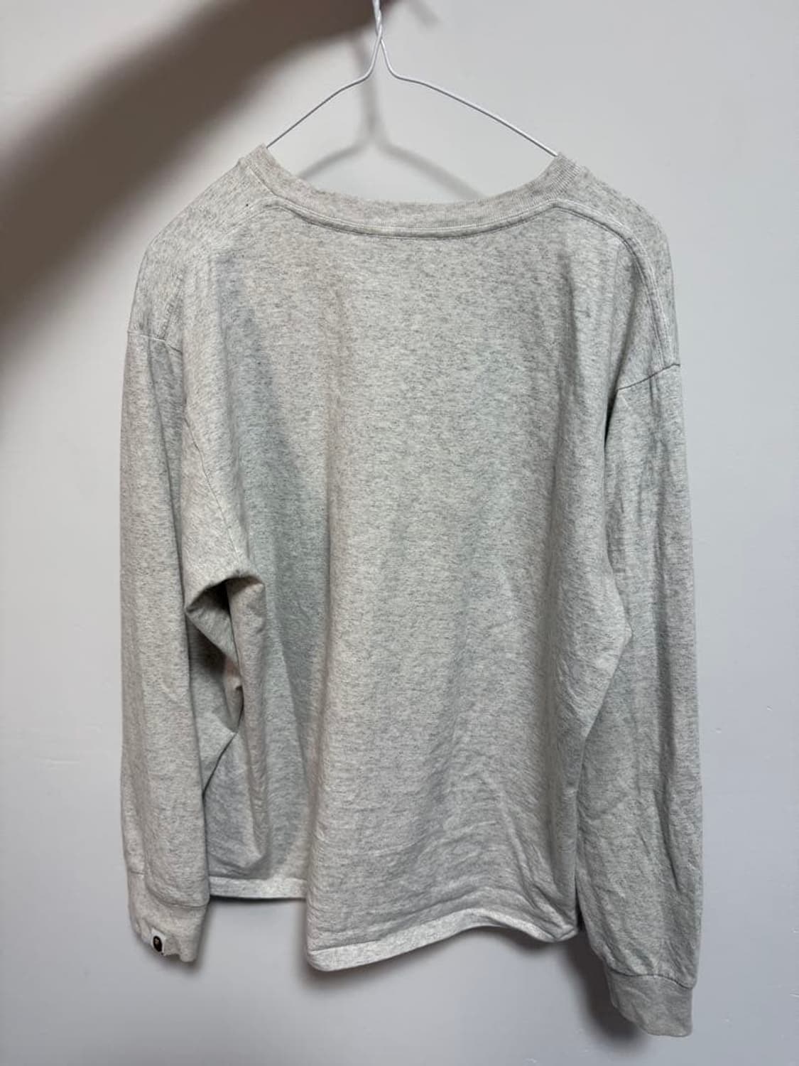 베이프 컬리지 로고 롱 슬리브 티셔츠 상품이미지2