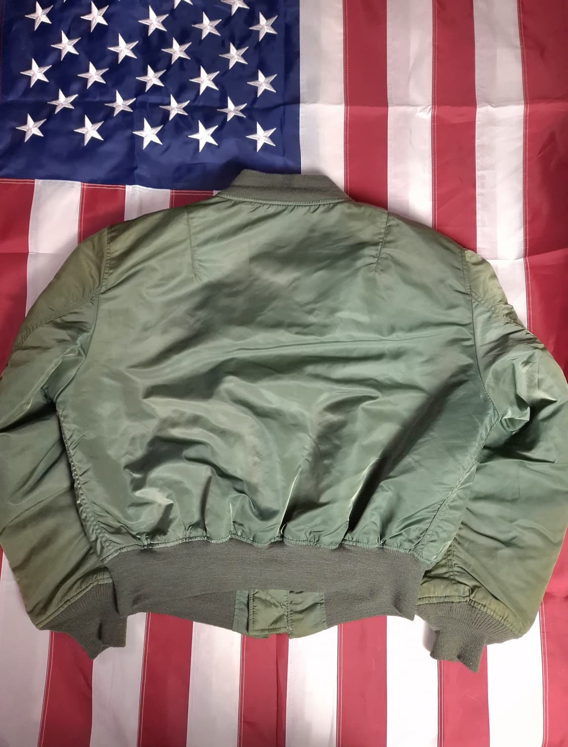 오리지날 미국제조 알파사 미공군 민수용 MA-1 항공자켓 상품이미지7