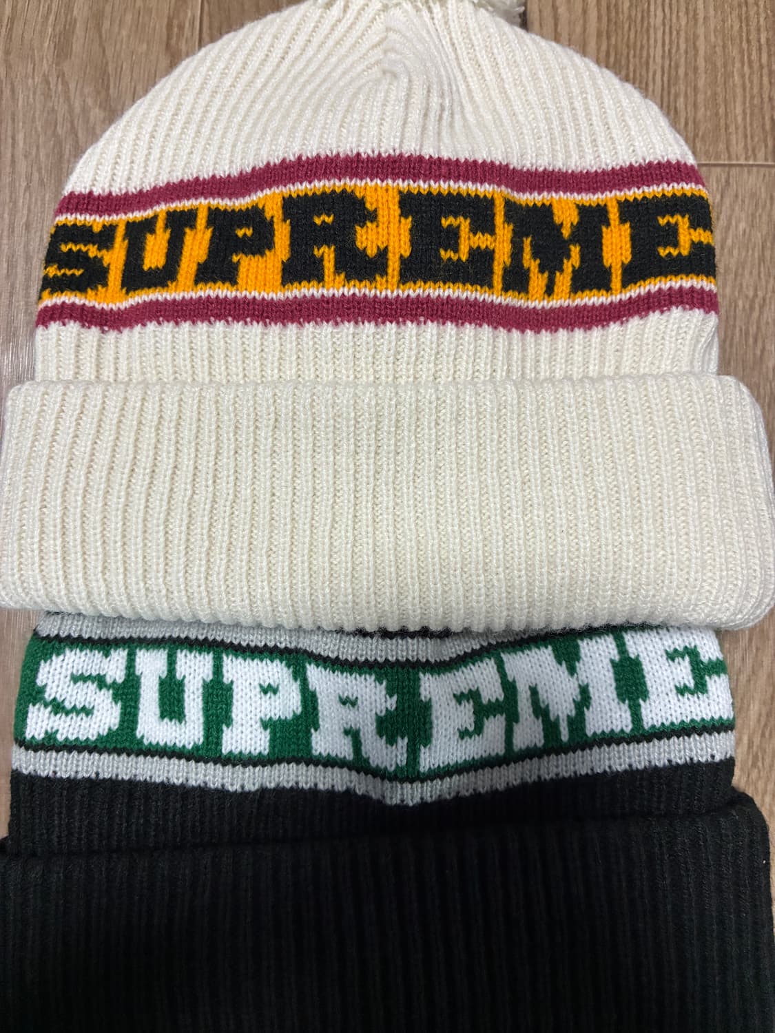 슈프림 빅스트라이프 방울 비니 블랙 상품이미지4