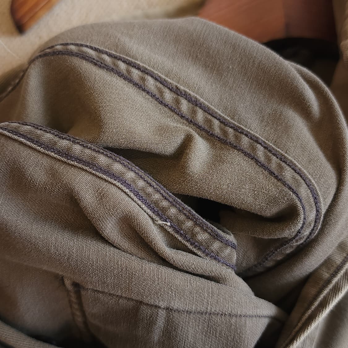 90s 더블알엘 밀리터리 셔츠 헤비코튼 워크셔츠 폴로 L 상품이미지8