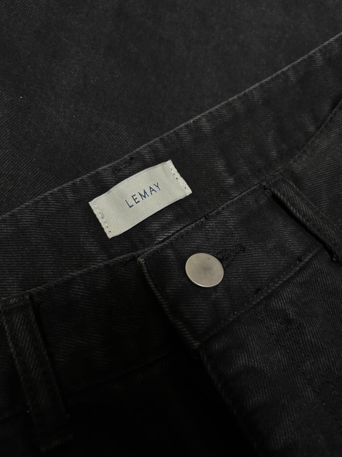 여성 커브드핏 흑청 팬츠 상품이미지3