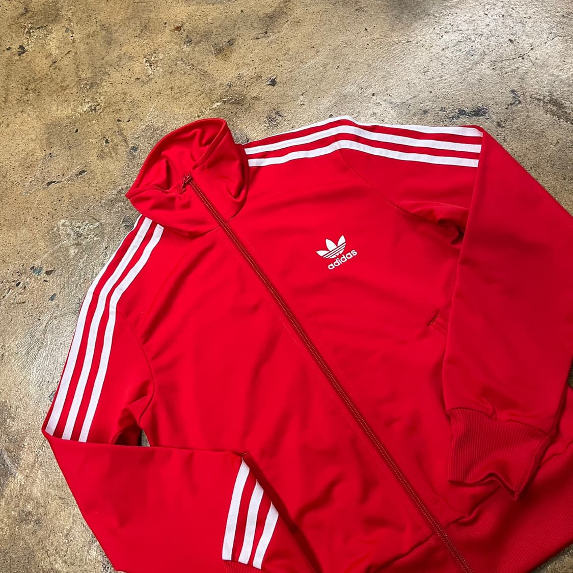 [정품/90] 아디다스 삼선 트랙탑 레드 져지 b8 상품이미지1