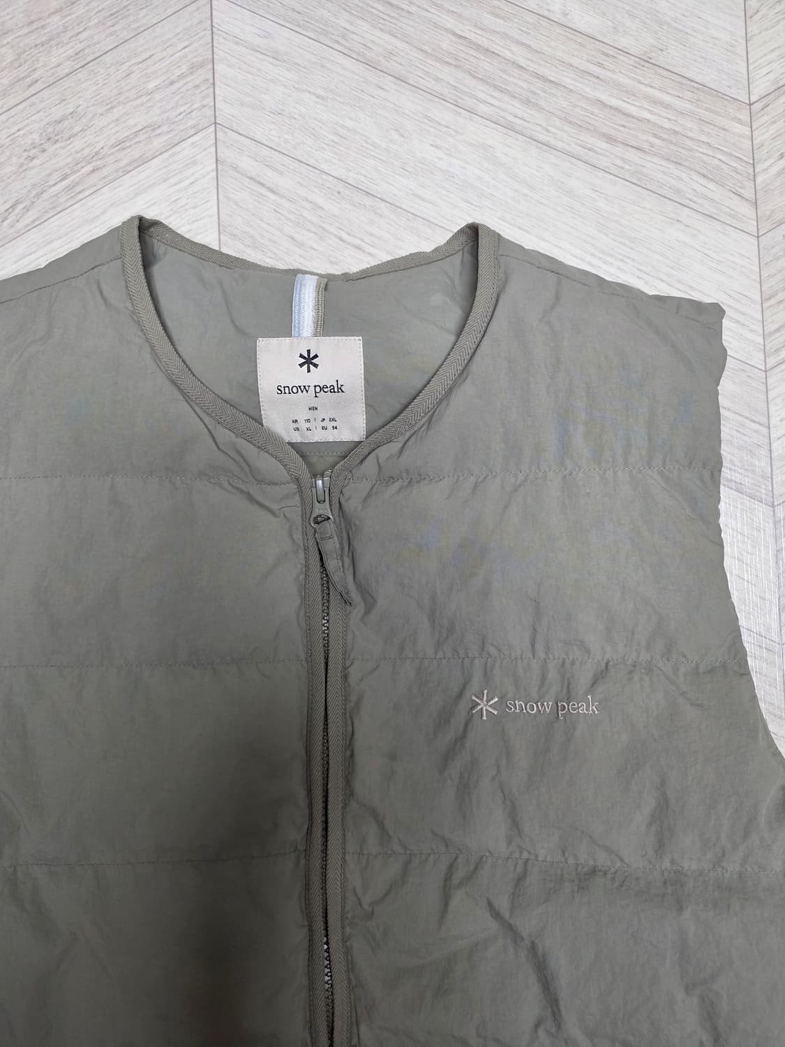 스노우피크 경량 패딩 조끼 남성 110.  XXL 상품이미지2