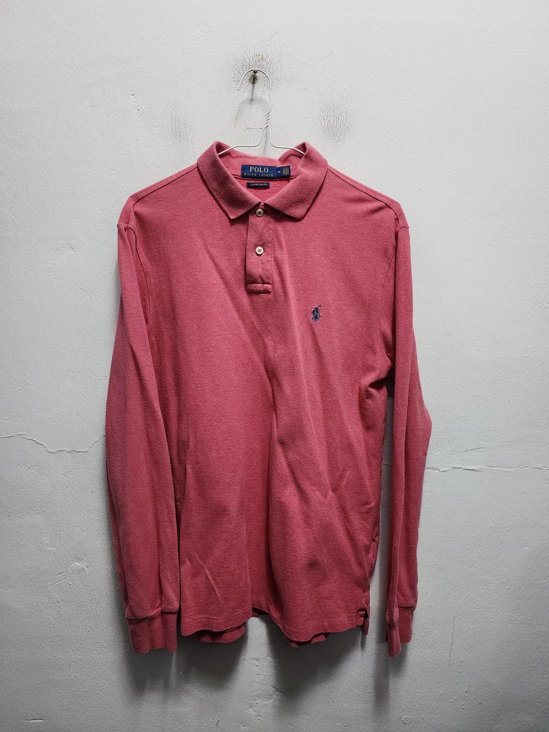 폴로 랄프로렌 커스텀핏 긴팔 카라티  상품이미지1