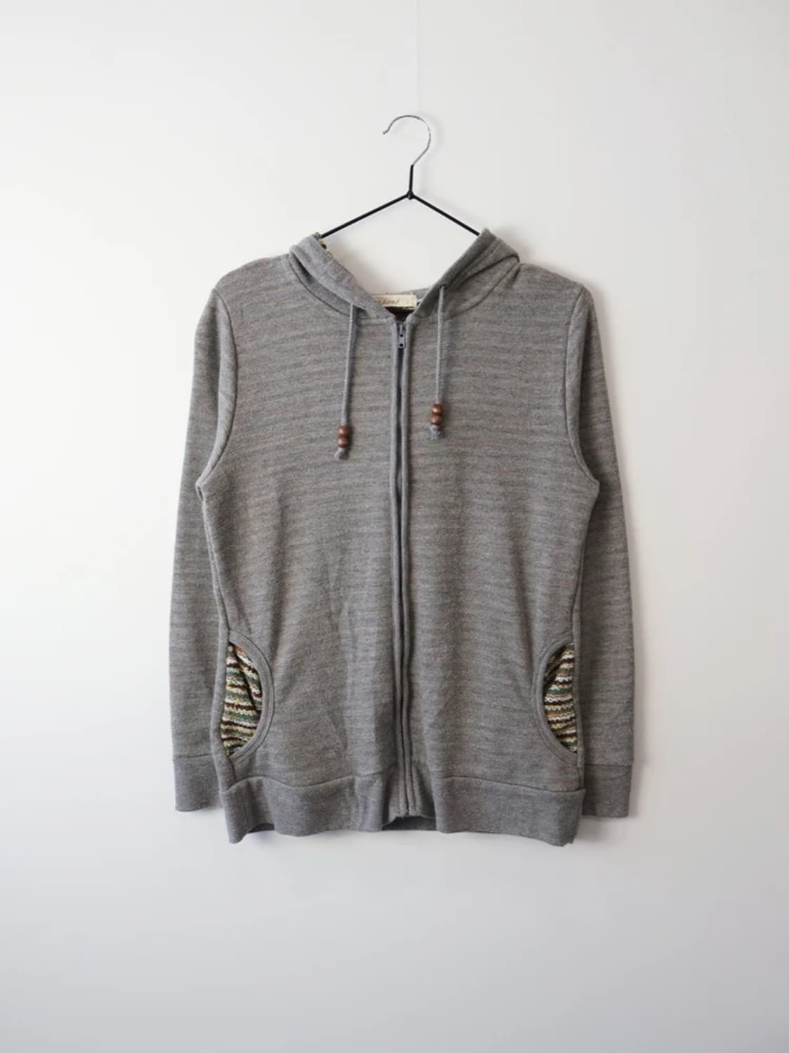 Servadical Striped Lined Zip Hoodie 상품이미지5
