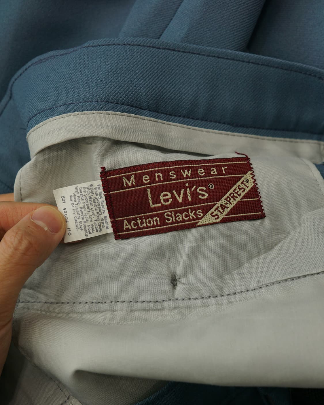 7-80s LEVIS ACTION SLACKS (31-32) 상품이미지8