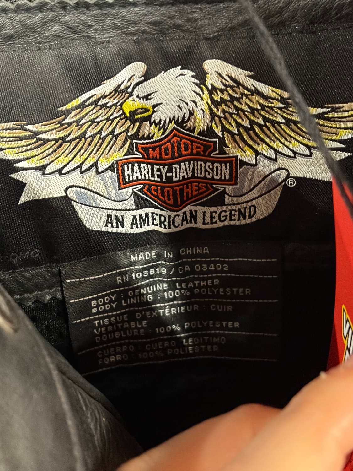 할리데이비슨 라이더 레더자켓 상품이미지7