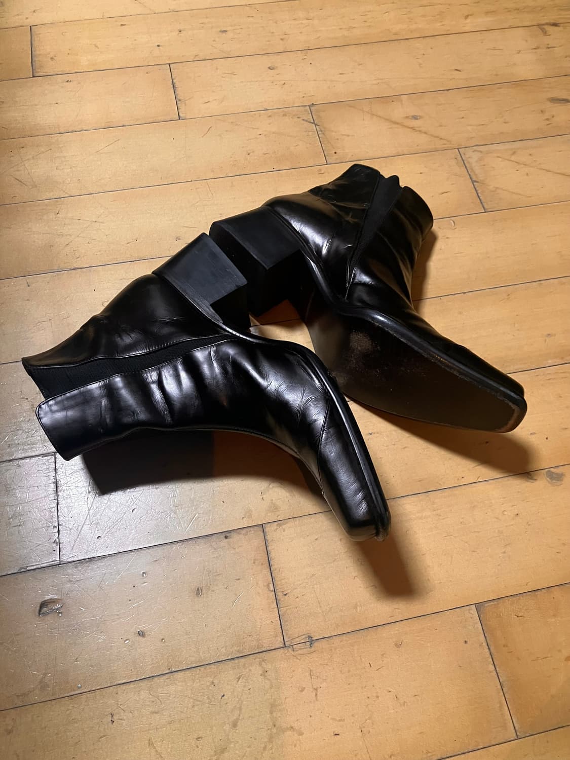 Alfredo bannister 롱 스퀘어 토 액조틱 밴딩 부츠 265 상품이미지7