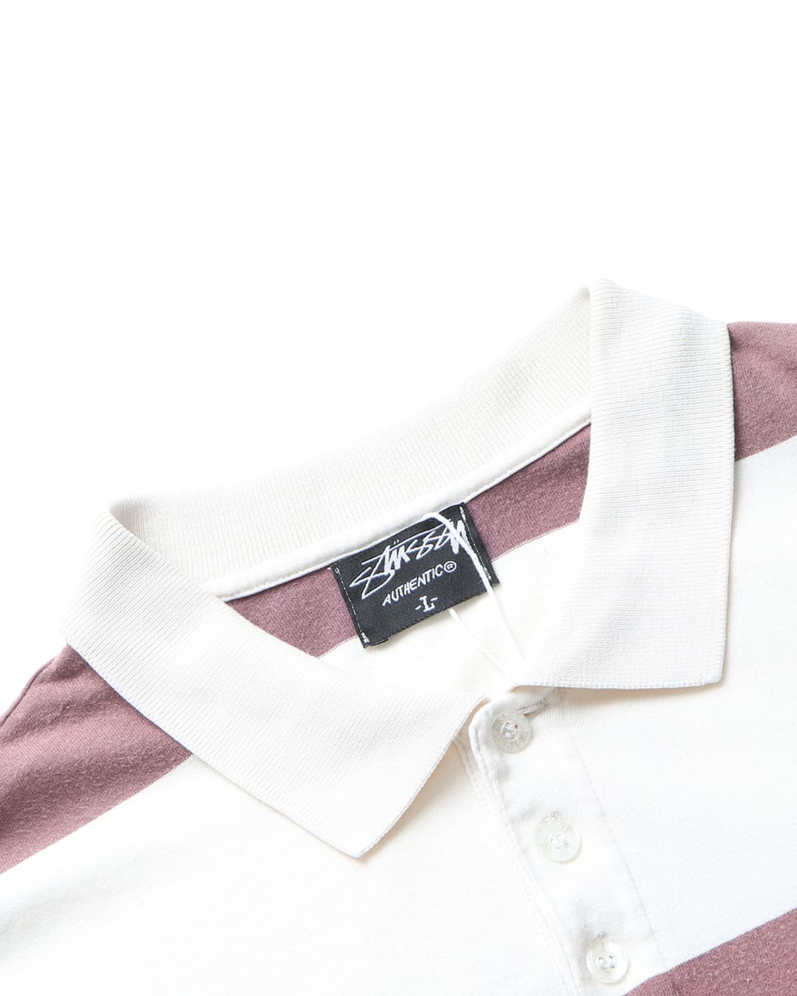 스투시 STUSSY 00s Border Polo T-shirt 상품이미지3