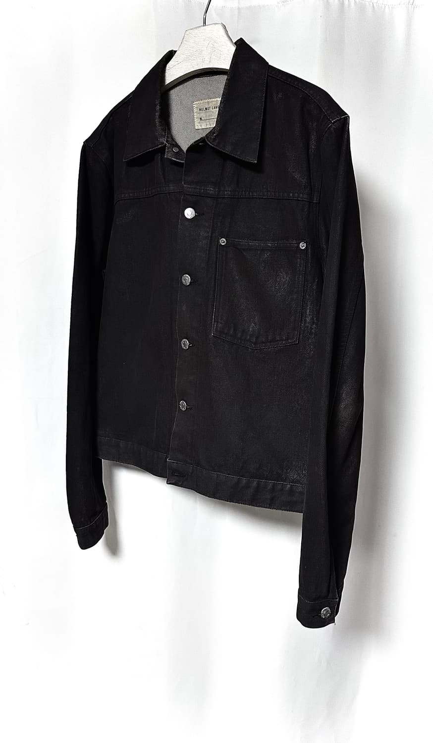 Helmut Lang 90s' Coated 1st denim 트러커 상품이미지1