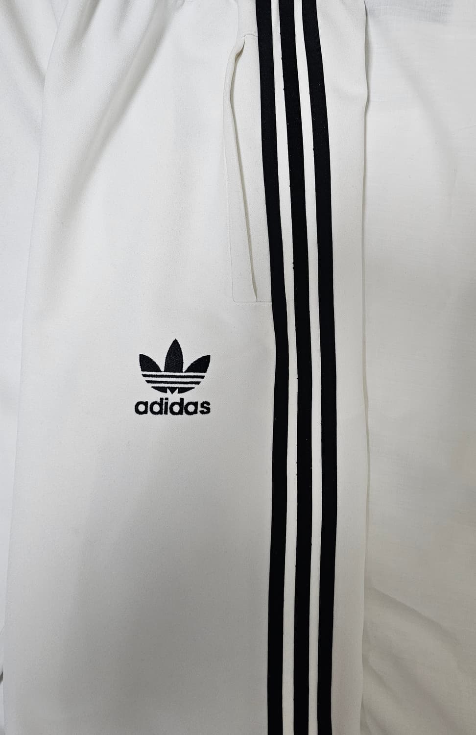 아디다스 삼선 트랙 팬츠 화이트 M 상품이미지2