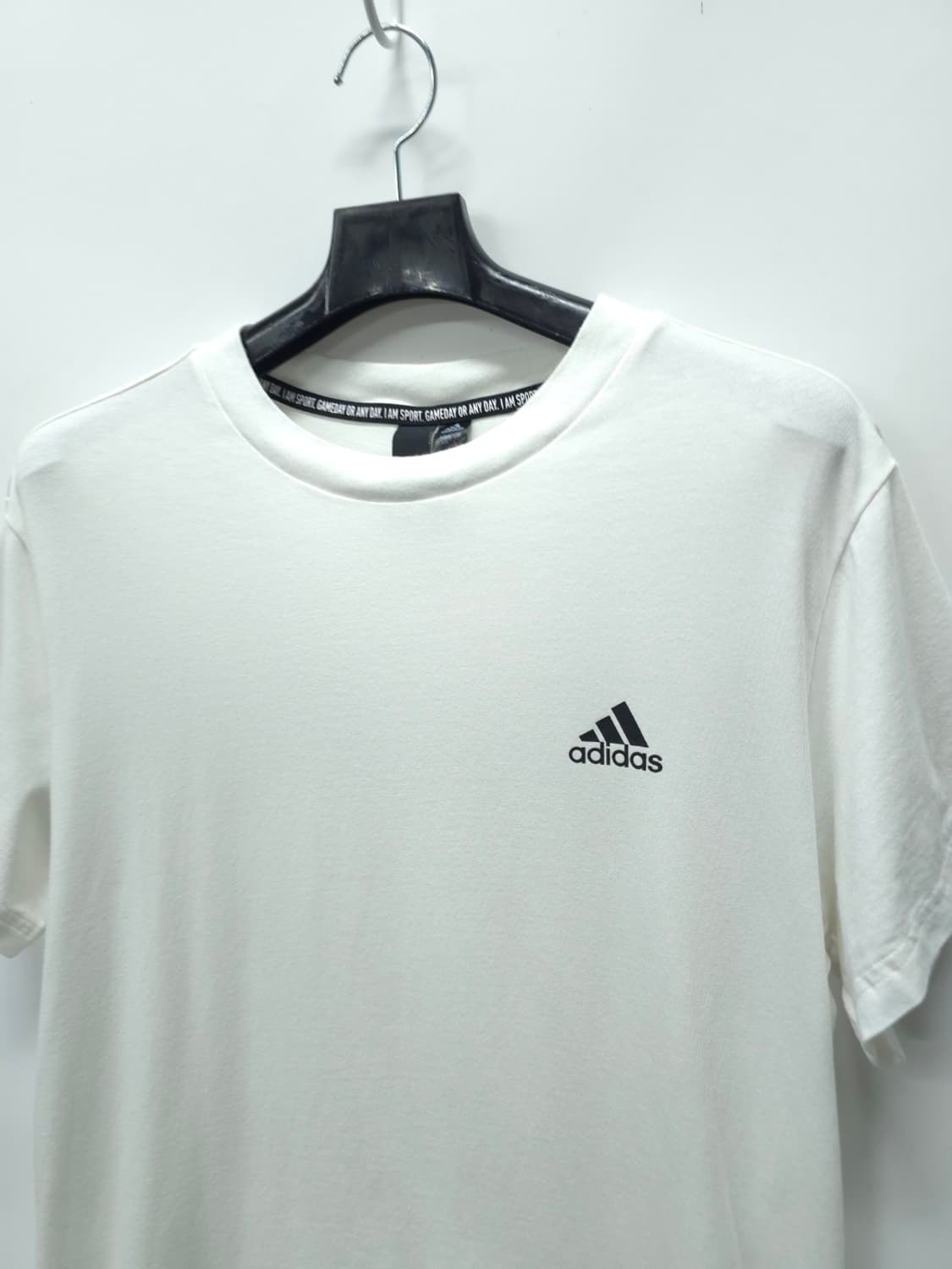 아디다스 여성 백라인 3선 스트라이프 로고 반팔 티셔츠 (~66) 상품이미지4